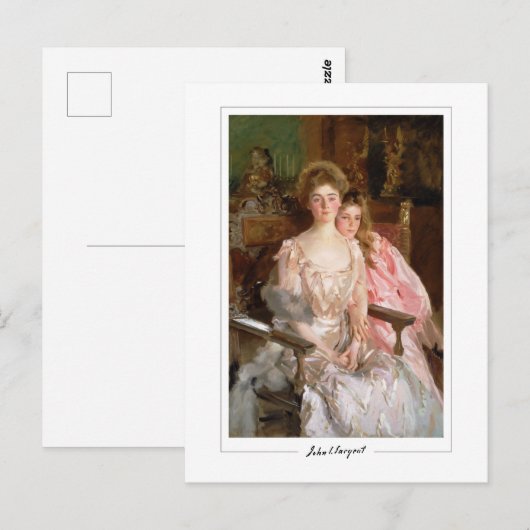 John Singer Sargent #8-2 - Fine Art Briefkaart (Voorkant / Achterkant)