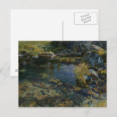 John Singer Sargent - Alpine Pool Briefkaart (Voorkant / Achterkant)