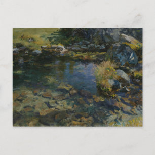 John Singer Sargent - Alpine Pool Briefkaart