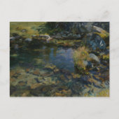 John Singer Sargent - Alpine Pool Briefkaart (Voorkant)