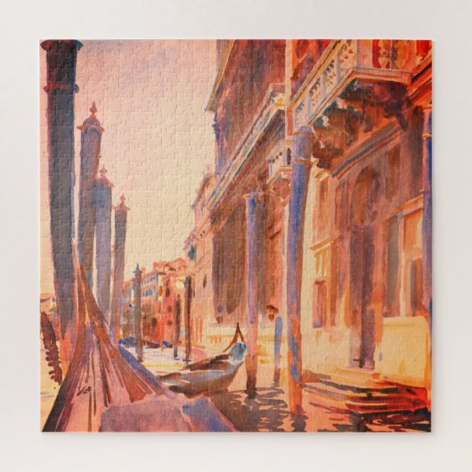 John Singer Sargent Ankerplaatsen voor gondels Ven Legpuzzel (Verticaal)