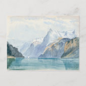 John Singer Sargent - Baai van Uri, Brunnen Briefkaart (Voorkant)