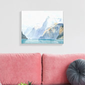 John Singer Sargent - Baai van Uri, Brunnen Canvas Afdruk (Insitu (Woonkamer))