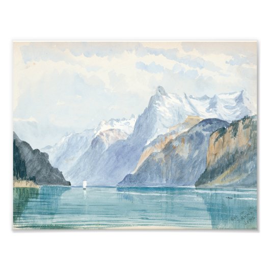 John Singer Sargent - Baai van Uri, Brunnen Foto Afdruk (Voorkant)