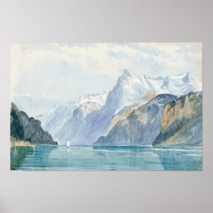 John Singer Sargent - Baai van Uri, Brunnen Poster