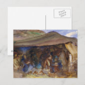 John Singer Sargent - Bedouin Tent Briefkaart (Voorkant / Achterkant)