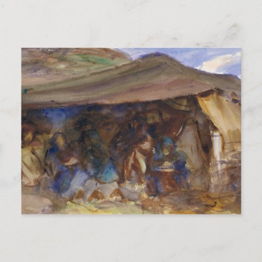 John Singer Sargent - Bedouin Tent Briefkaart (Voorkant)