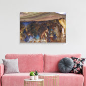 John Singer Sargent - Bedouin Tent Canvas Afdruk (Insitu (Woonkamer))