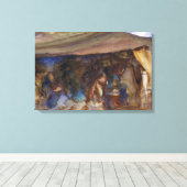 John Singer Sargent - Bedouin Tent Canvas Afdruk (Insitu (Houten vloer))