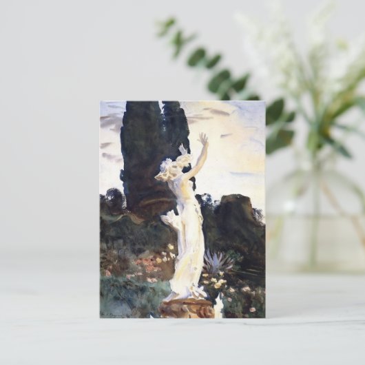 John Singer Sargent-beeld van Daphne Briefkaart (Staand voorkant)