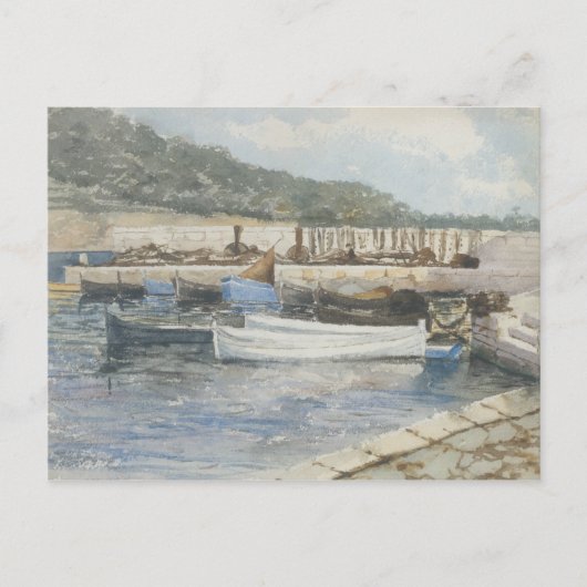 John Singer Sargent - Boats Briefkaart (Voorkant)