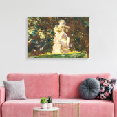 John Singer Sargent - Boboli Garden, Florence Canvas Afdruk (Insitu (Woonkamer))