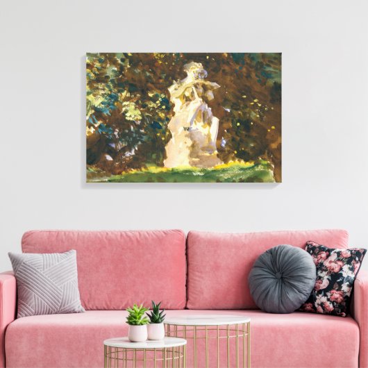 John Singer Sargent - Boboli Garden, Florence Canvas Afdruk (Insitu (Woonkamer))