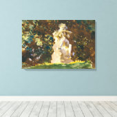 John Singer Sargent - Boboli Garden, Florence Canvas Afdruk (Insitu (Houten vloer))