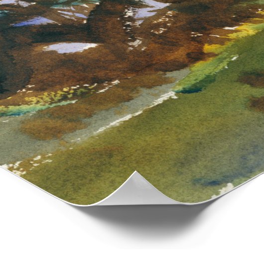 John Singer Sargent - Boboli Garden, Florence Poster (Hoek)