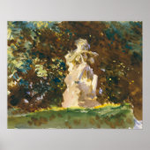 John Singer Sargent - Boboli Garden, Florence Poster (Voorkant)