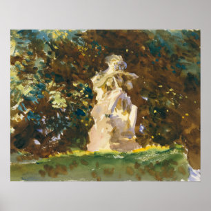 John Singer Sargent - Boboli Garden, Florence Poster