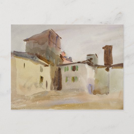 John Singer Sargent - Borgo San Lorenzo Briefkaart (Voorkant)