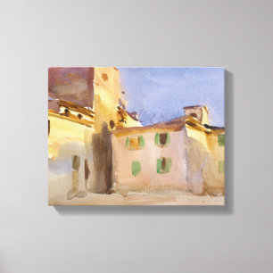 John Singer Sargent - Borgo San Lorenzo Canvas Afdruk