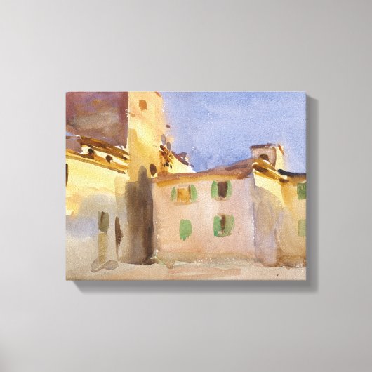 John Singer Sargent - Borgo San Lorenzo Canvas Afdruk (Voorkant)