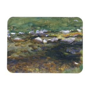John Singer Sargent - Brook en Meadow Magneet