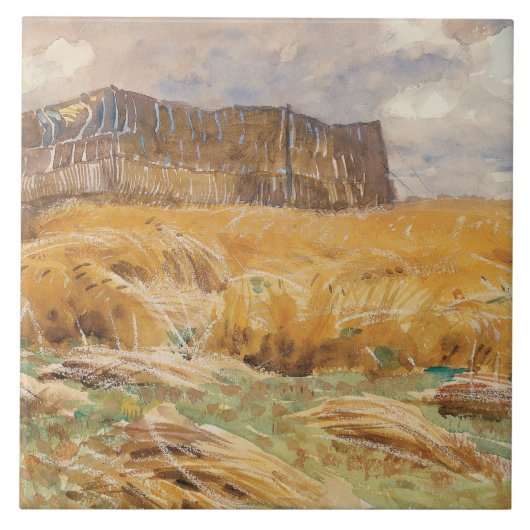 John Singer Sargent - Camouflaged Field in Frankri Tegeltje (Voorkant)