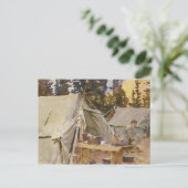 John Singer Sargent - Camp bij Lake O'Hara Briefkaart (Staand voorkant)