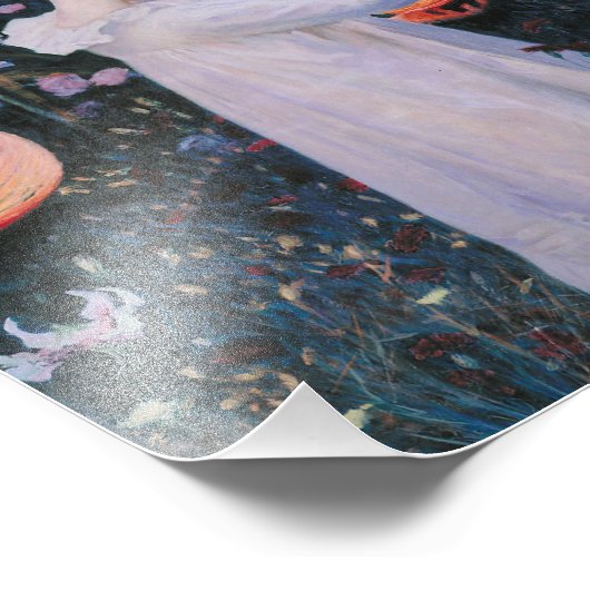 John Singer Sargent - Carnatie, Lily, Lily, Roos. Foto Afdruk (Hoek)