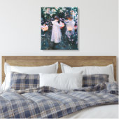 John Singer Sargent CarnLily Roos Canvas Afdruk (Insitu (Slaapkamer))