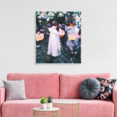 John Singer Sargent CarnLily Roos Canvas Afdruk (Insitu (Woonkamer))