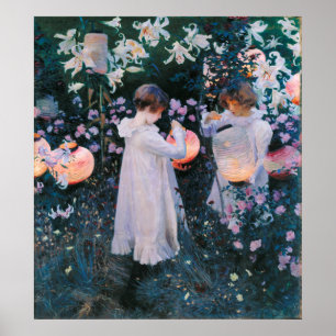 John Singer Sargent CarnLily Roos Poster