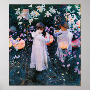 John Singer Sargent CarnLily Roos Poster