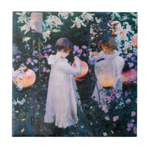 John Singer Sargent CarnLily Roos Tile Tegeltje