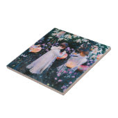 John Singer Sargent CarnLily Roos Tile Tegeltje (Zijkant)