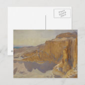 John Singer Sargent - Cliffs at Deir el Bahri Briefkaart (Voorkant / Achterkant)