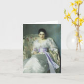 John Singer Sargent Dame Agnew Note Card Kaart (Gele Bloem)