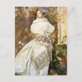John Singer Sargent: De Cashmere Shawl Briefkaart (Voorkant)