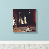John Singer Sargent - De dochters van Boit Canvas Afdruk (Insitu (Houten vloer))