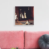 John Singer Sargent - De dochters van Boit Canvas Afdruk (Insitu (Woonkamer))