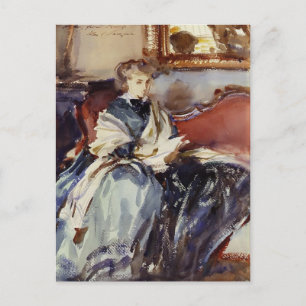 John Singer Sargent: De Groene Dress Briefkaart