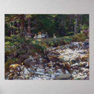 John Singer Sargent De meester en zijn leerlingen Poster