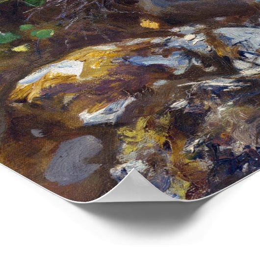 John Singer Sargent De meester en zijn leerlingen Poster (Hoek)