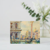 John Singer Sargent - De Piazzetta Briefkaart (Staand voorkant)