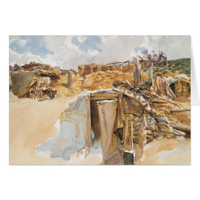 John Singer Sargent - Dugout (Voorkant Horizontaal)