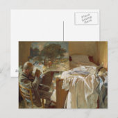 John Singer Sargent - Een artiest in zijn Studio Briefkaart (Voorkant / Achterkant)