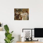 John Singer Sargent - Een artiest in zijn Studio Poster (Thuiskantoor)
