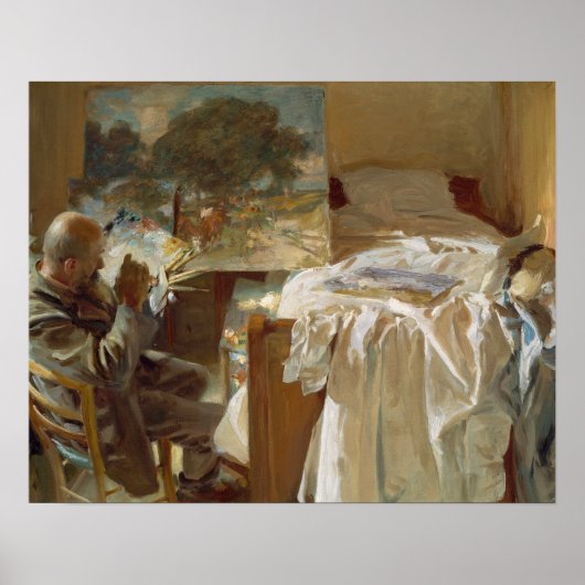 John Singer Sargent - Een artiest in zijn Studio Poster (Voorkant)