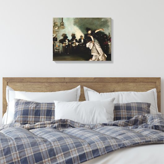 John Singer Sargent-El Jaleo Canvas Afdruk (Insitu (Slaapkamer))