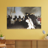 John Singer Sargent - El Jaleo Canvas Afdruk (Insitu (Woonkamer))