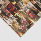 John Singer Sargent Elegant Dames Collage Tissuepapier (Detail)